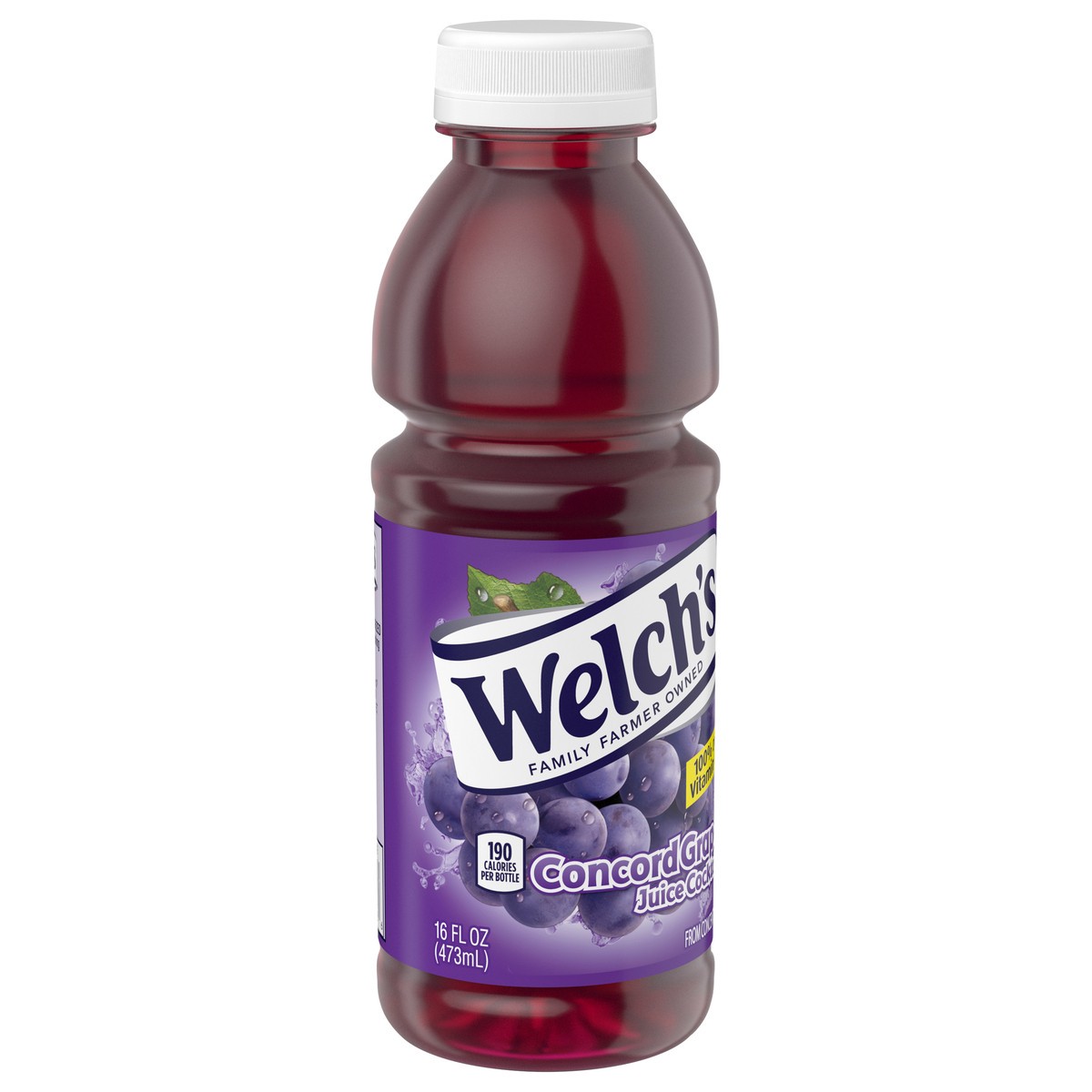 slide 4 of 5, Welch's Grape Juice Cocktail, 16 fl oz On-the-Go Bottle, 16 oz