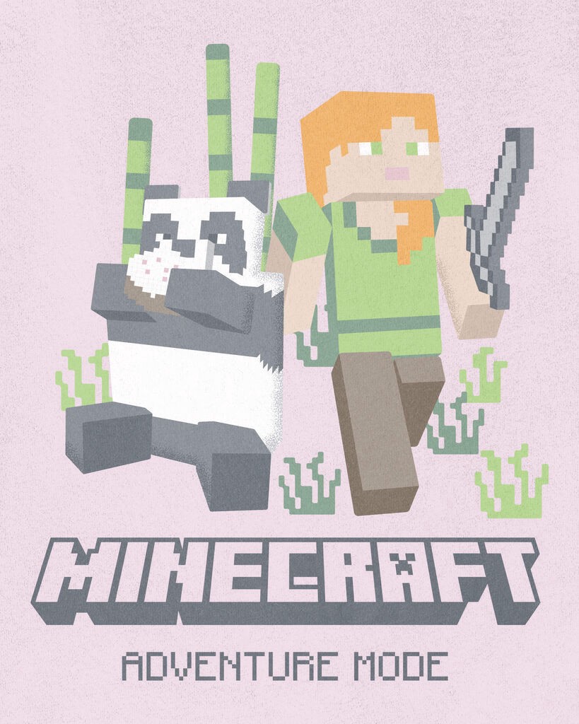 slide 2 of 2, Carter's Carters Kid Minecraft Tee Pink 8, 1 ct