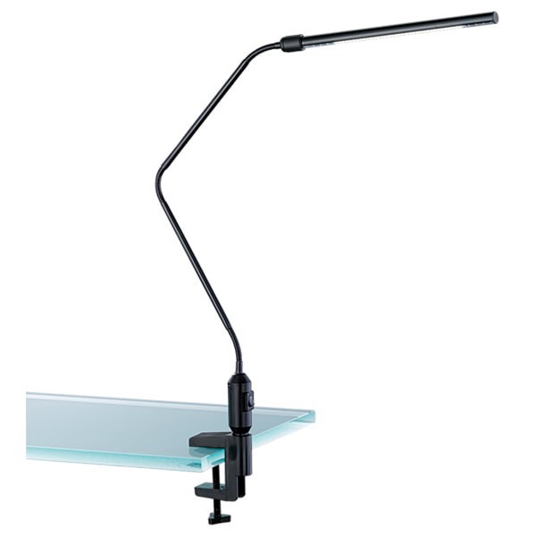 slide 5 of 8, Realspace LED Gooseneck Lamp, Black, 22 1/2 in