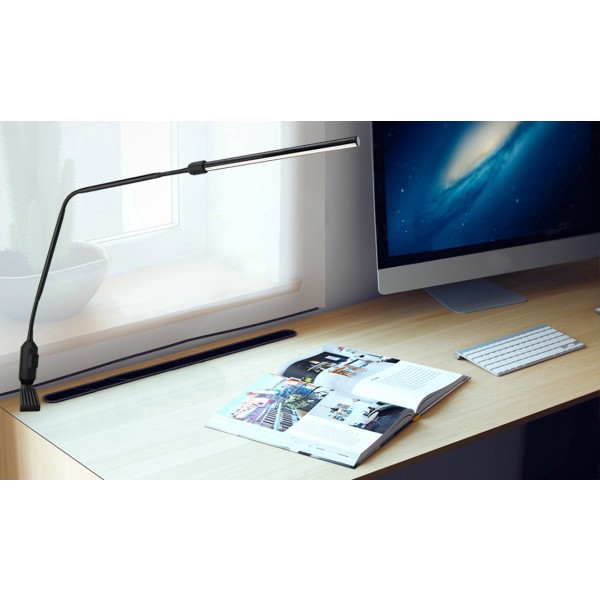 slide 4 of 8, Realspace LED Gooseneck Lamp, Black, 22 1/2 in