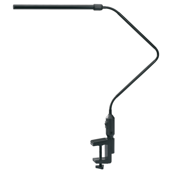 slide 1 of 1, Realspace LED Gooseneck Lamp, Black, 22 1/2 in