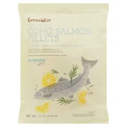 GreenWise Wild Caught Coho Salmon Fillets