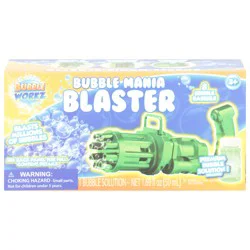 Bubble Workz Bubble Mania Blaster, 8 Bubble Barrels, 1 ea