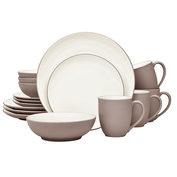 slide 1 of 1, Noritake Colorwave Coupe Dinnerware Set - Clay, 16 ct