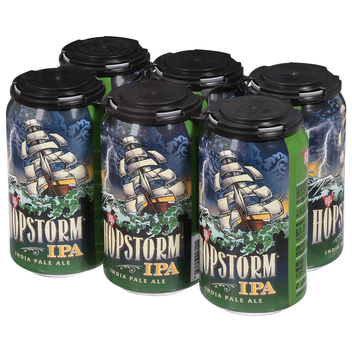slide 3 of 9, BJ's IPA Hopstorm Beer 6 - 12 fl oz Cans, 6 ct; 12 oz