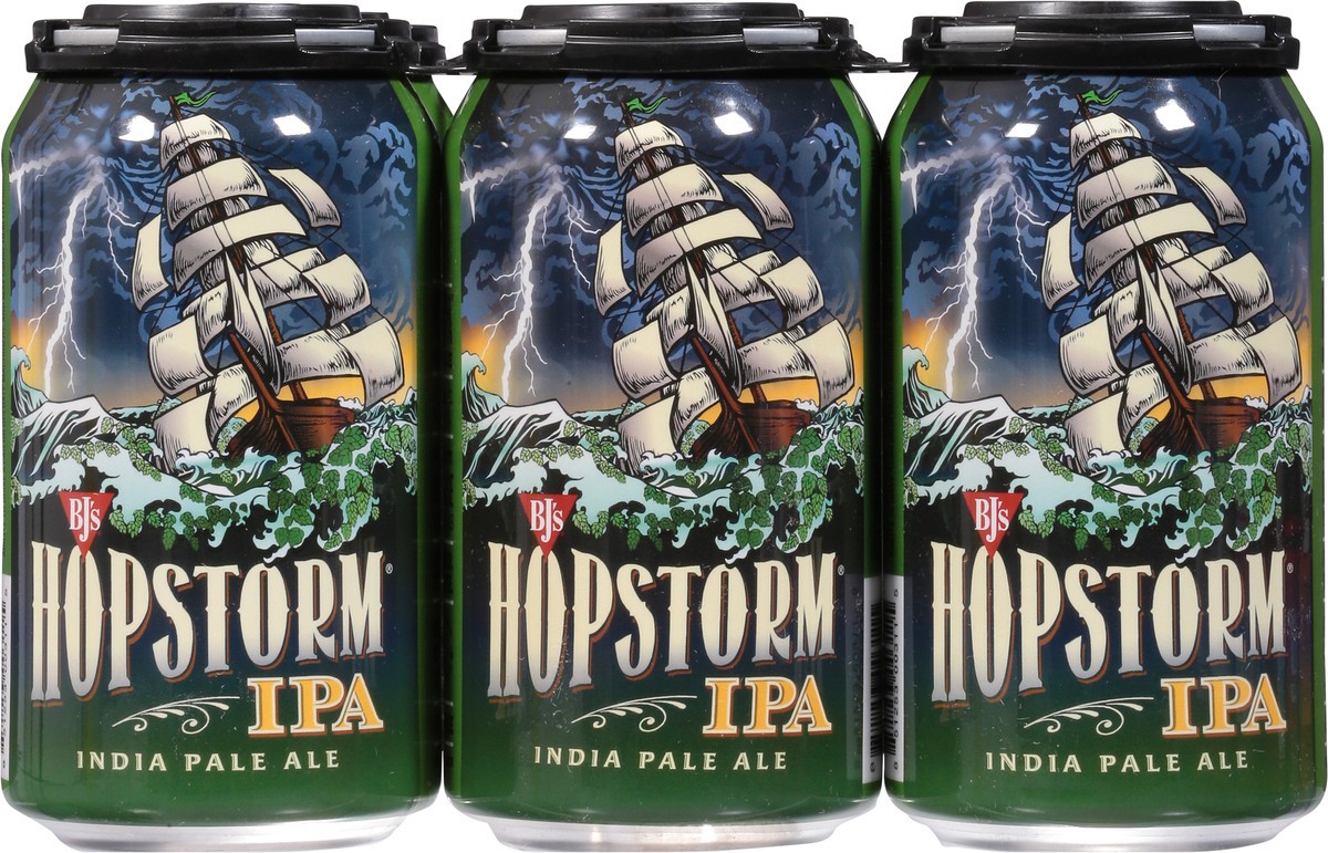 slide 6 of 9, BJ's IPA Hopstorm Beer 6 - 12 fl oz Cans, 6 ct; 12 oz