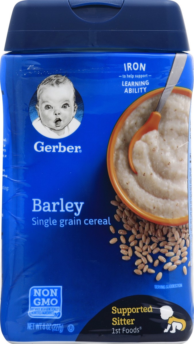 slide 2 of 2, Gerber Single Grain Cereal 8 oz, 8 oz