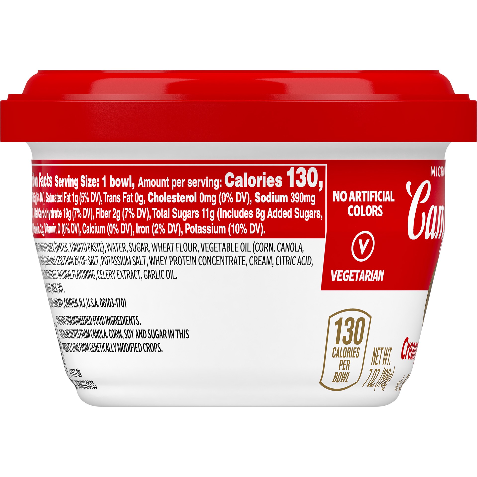 Campbell's Creamy Tomato Soup, 7 oz Microwavable Bowl 7 oz Shipt