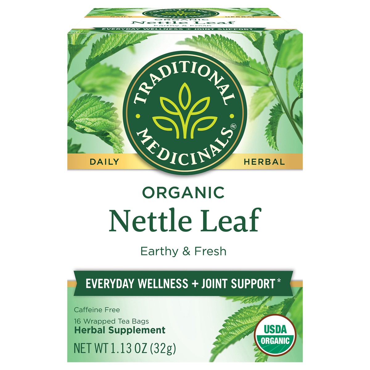 slide 1 of 4, Traditional Medicinals Nettle Leaf, 16 ct