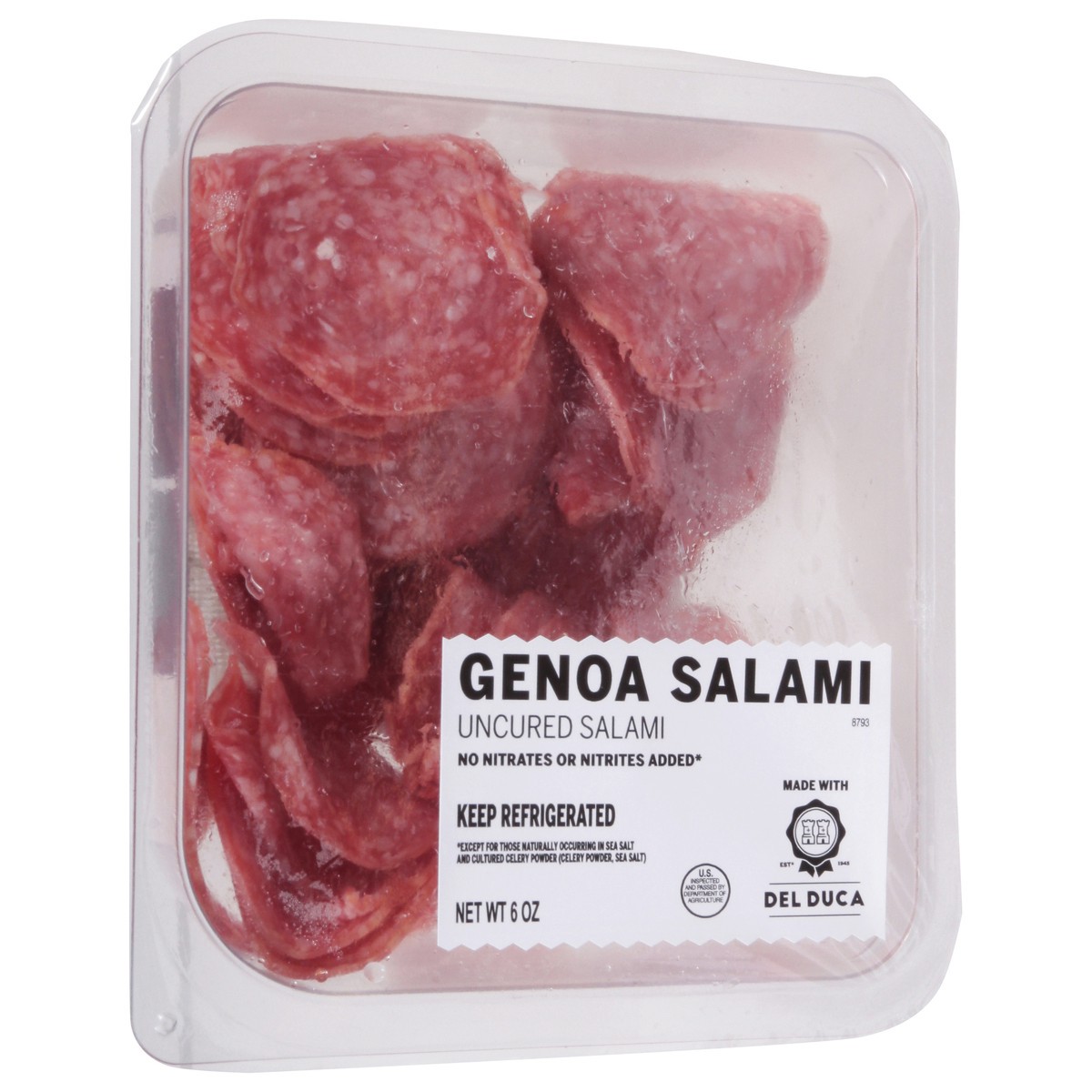 slide 7 of 9, Del Duca Uncured Genoa Salami 6 oz, 6 oz