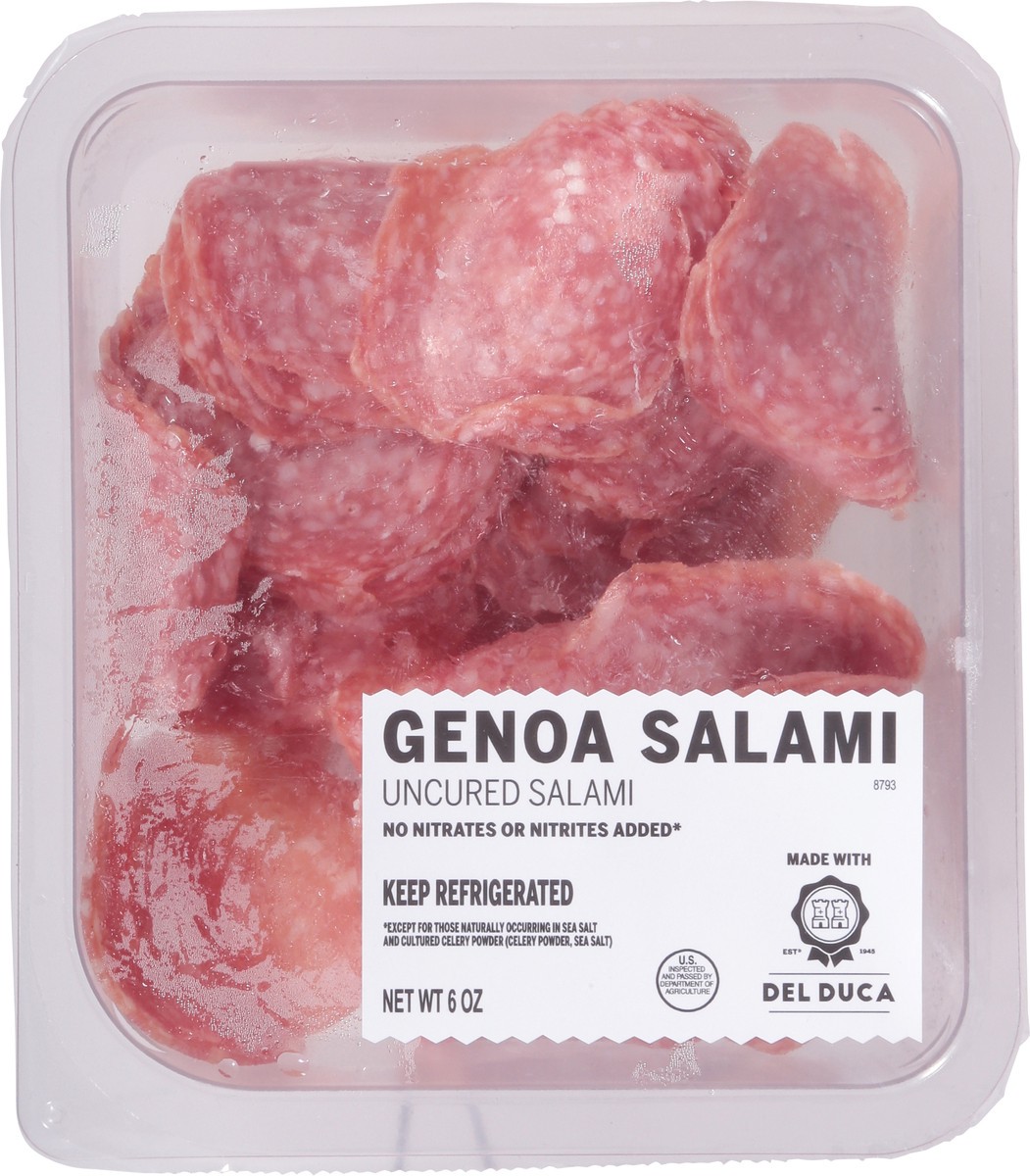slide 8 of 9, Del Duca Uncured Genoa Salami 6 oz, 6 oz