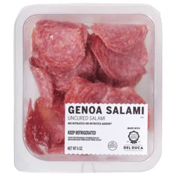 Del Duca Uncured Genoa Salami 6 oz