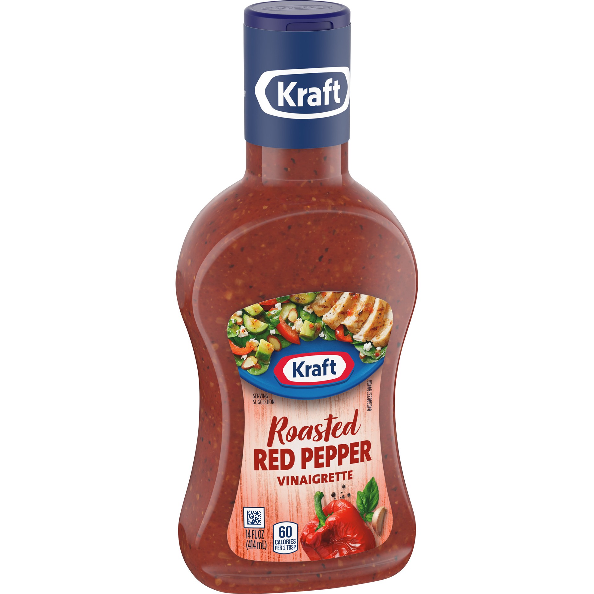 slide 2 of 5, Kraft Roasted Red Pepper Vinaigrette Salad Dressing, 14 fl oz Bottle, 14 fl oz