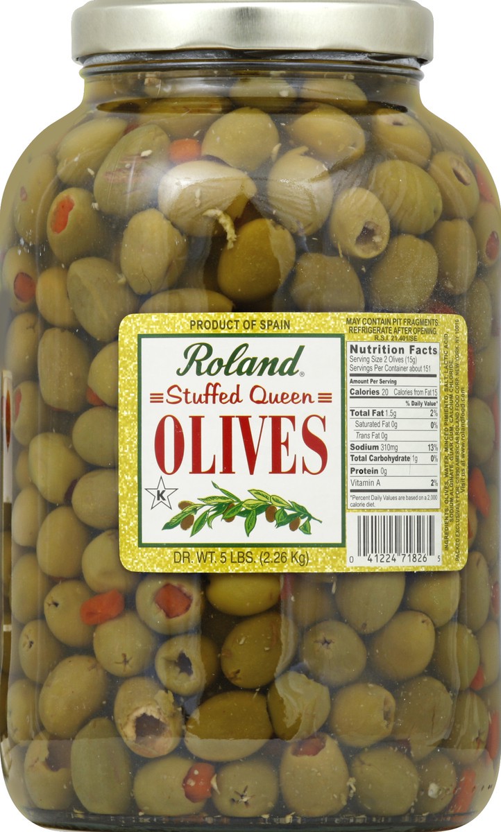 slide 2 of 2, Roland Olives 5 lb, 5 lb