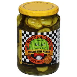 Tony Packo's Gourmet Bread & Butter Pickles 709 ml