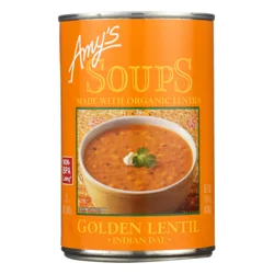 Amy's Kitchen Indian Golden Lentil Soup, Gluten Free, Vegan, 14.4 oz