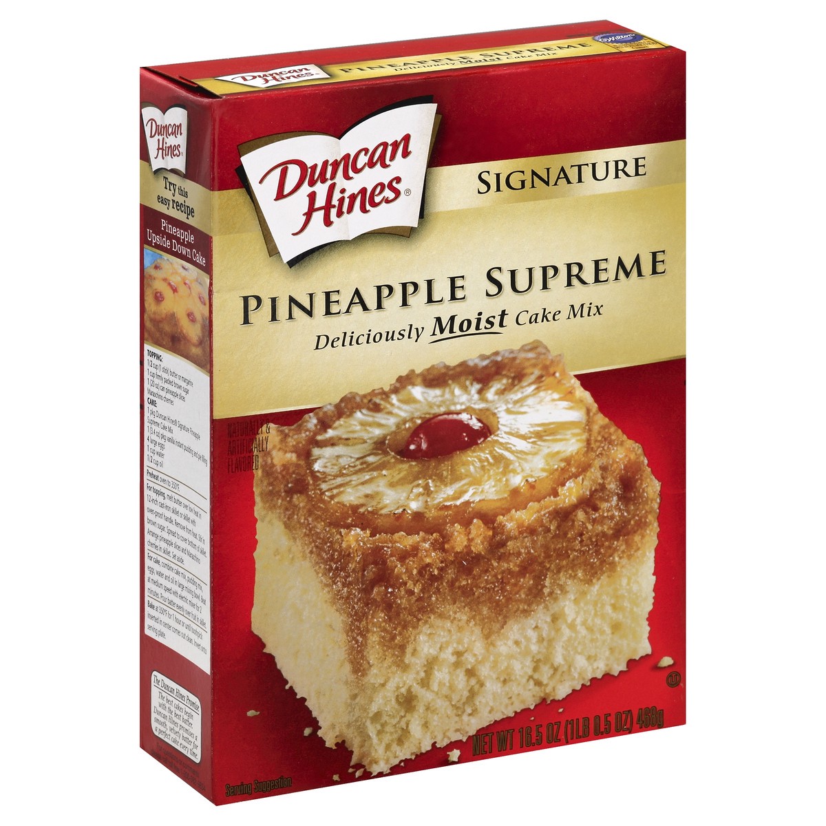 slide 2 of 4, Duncan Hines Signature Pineapple Supreme Cake Mix, 16.5 oz