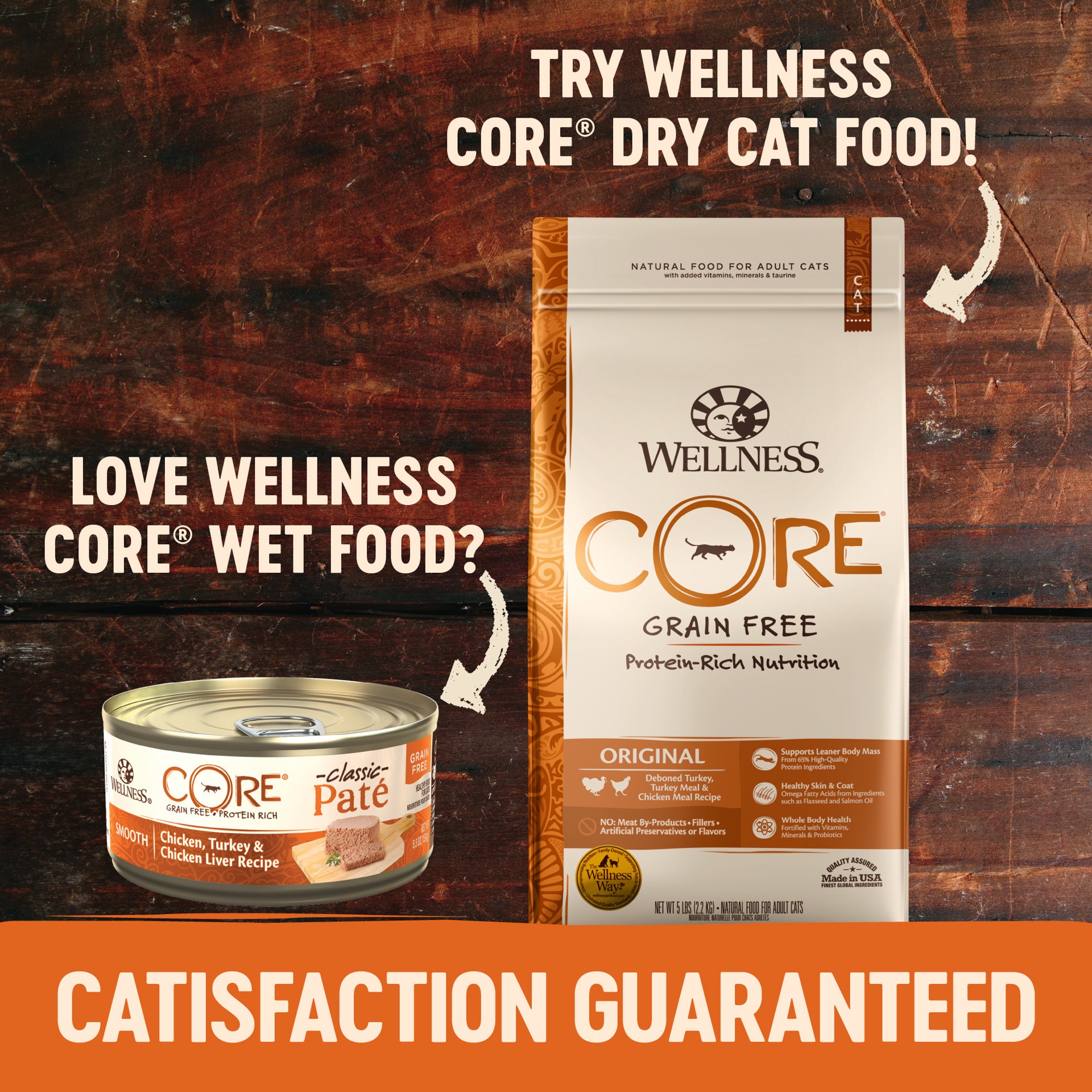 slide 2 of 8, Wellness CORE Pate Kitten Wet Cat Food, Natural, Protein-Rich, Grain Free, 3 Ounce, (Turkey & Chicken Liver), 1 ct
