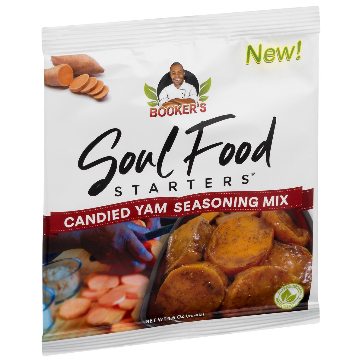 slide 9 of 9, BOOKERS Soul Food Starters Candied Yam Seasoning Mix - 1.5 oz, 1.5 oz