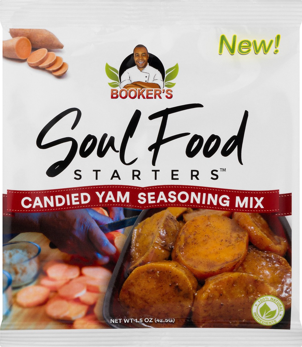 slide 4 of 9, BOOKERS Soul Food Starters Candied Yam Seasoning Mix - 1.5 oz, 1.5 oz
