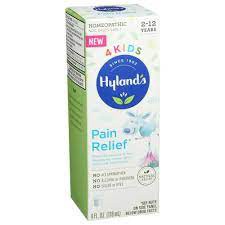 slide 1 of 1, Hyland's 4Kids Homeopathic Pain Relief Liquid, 4 fl oz