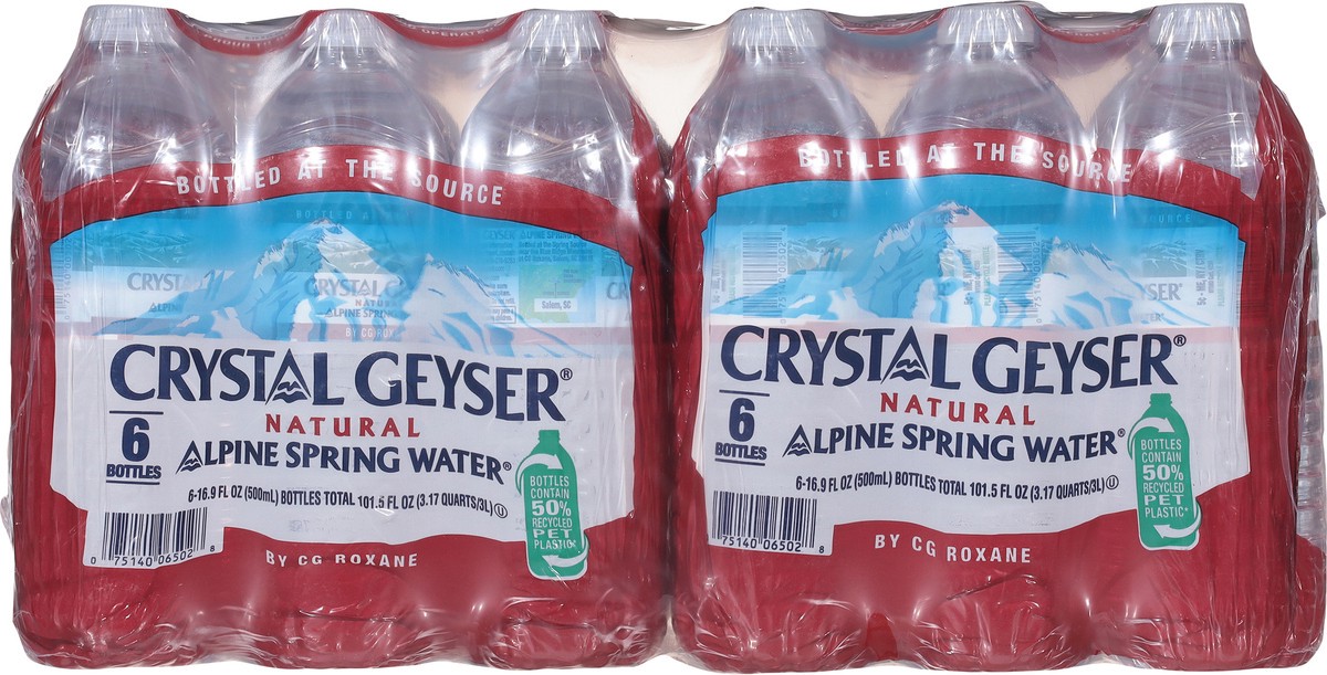 slide 4 of 11, Crystal Geyser Natural Alpine Spring Water - 24 ct; 16.9 oz, 24 ct; 16.9 oz