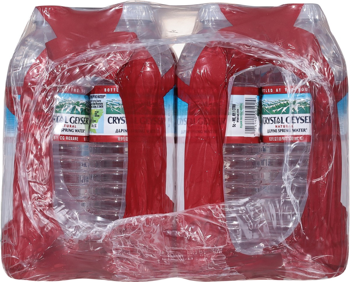 slide 10 of 11, Crystal Geyser Natural Alpine Spring Water - 24 ct; 16.9 oz, 24 ct; 16.9 oz