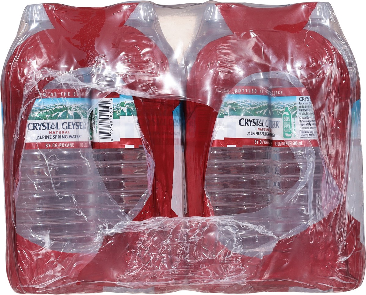 slide 9 of 11, Crystal Geyser Natural Alpine Spring Water - 24 ct; 16.9 oz, 24 ct; 16.9 oz