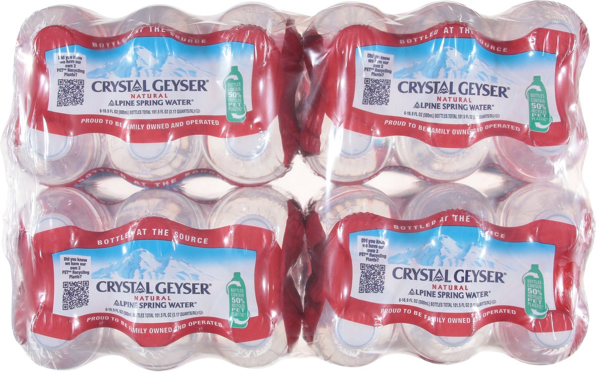 slide 8 of 11, Crystal Geyser Natural Alpine Spring Water - 24 ct; 16.9 oz, 24 ct; 16.9 oz
