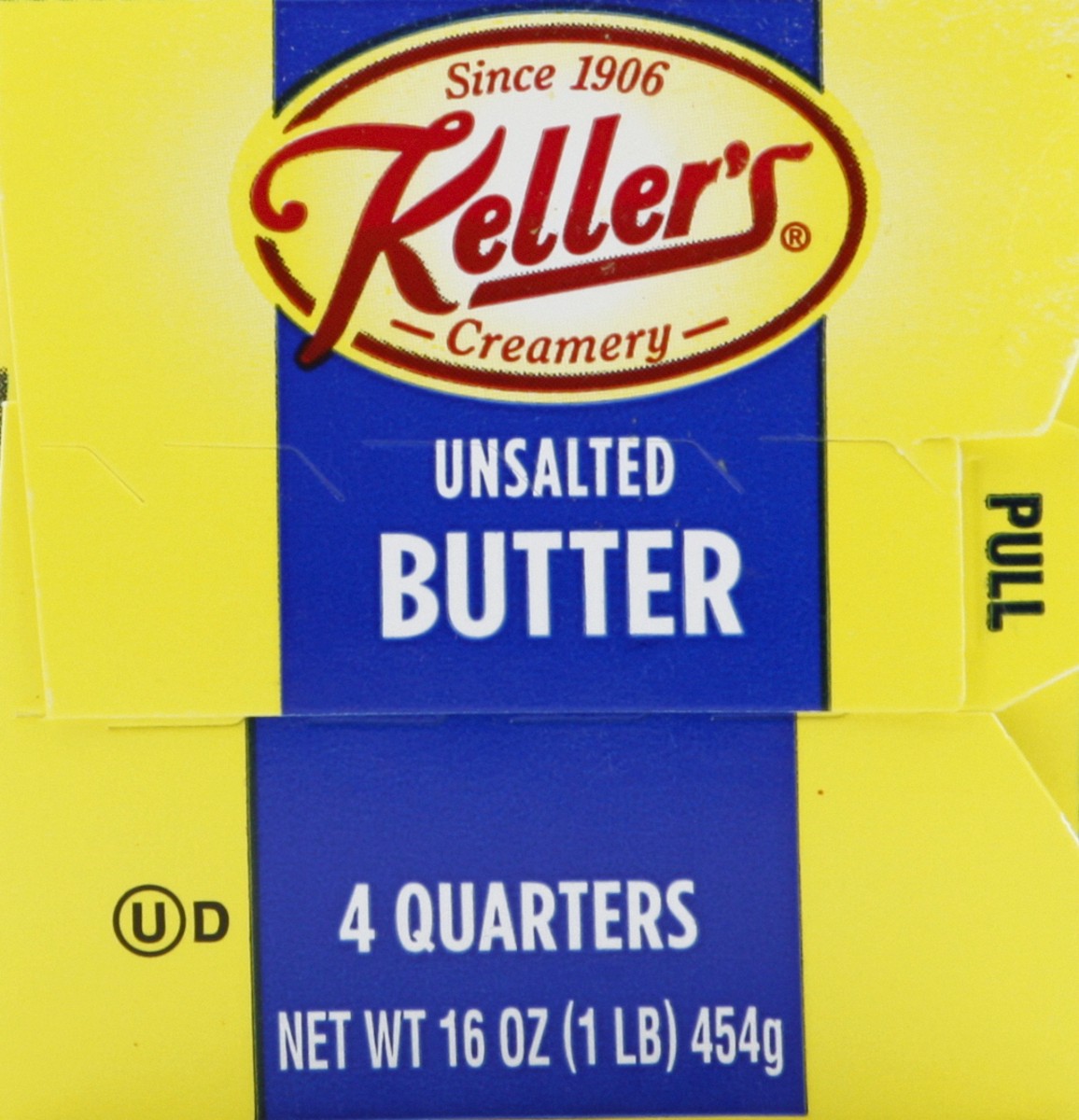 slide 8 of 11, Keller's Unsalted Butter 4 ea, 4 ct