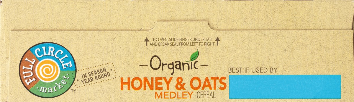 slide 12 of 14, Full Circle Market Organic Honey & Oats Medley Cereal 14 oz, 14 oz