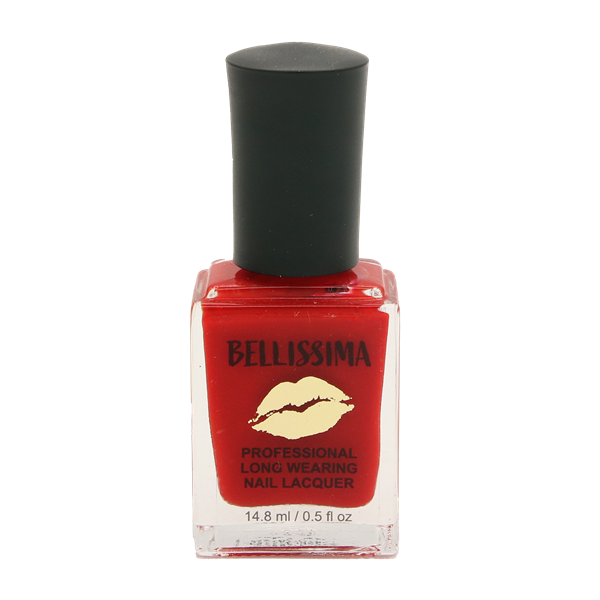 slide 1 of 1, Bellissima Nail Polish, Red Flag, 0.5 fl oz