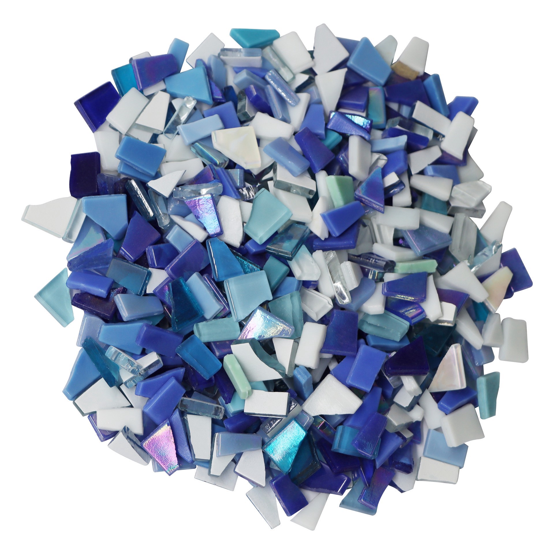 slide 4 of 4, 10" X 14" Blue Wave Mosaic Tray Kit By Make Market, 10 in x 14 in