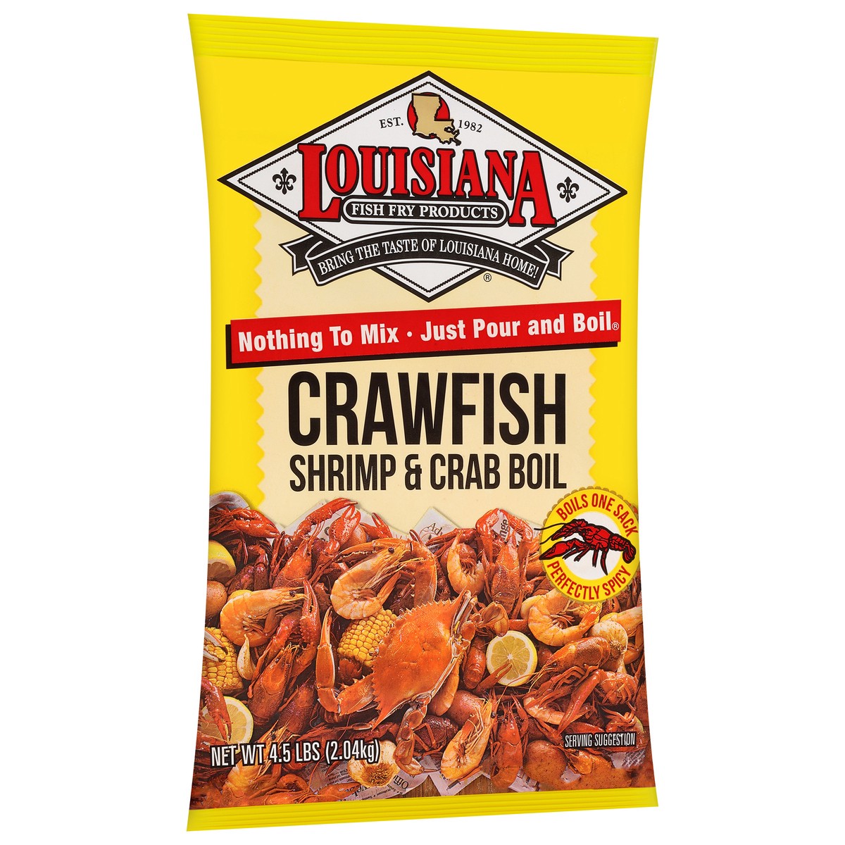 slide 5 of 11, Louisiana Fish Fry Products Original Recipe Crawfish Shrimp & Crab Boil 4.5 lb, 4.5 lb