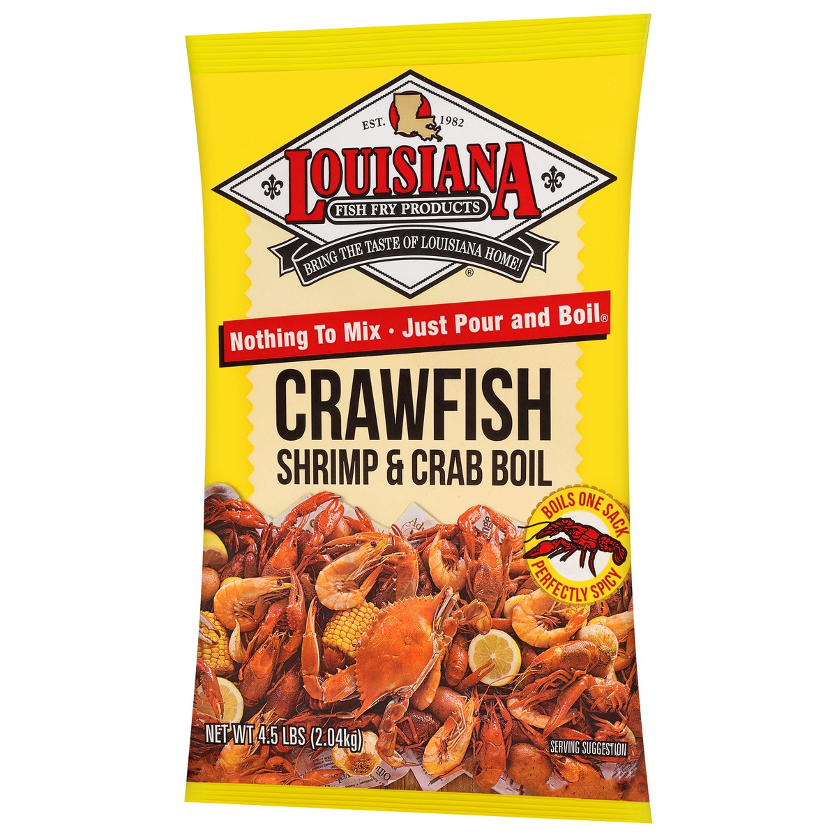 slide 10 of 11, Louisiana Fish Fry Products Original Recipe Crawfish Shrimp & Crab Boil 4.5 lb, 4.5 lb