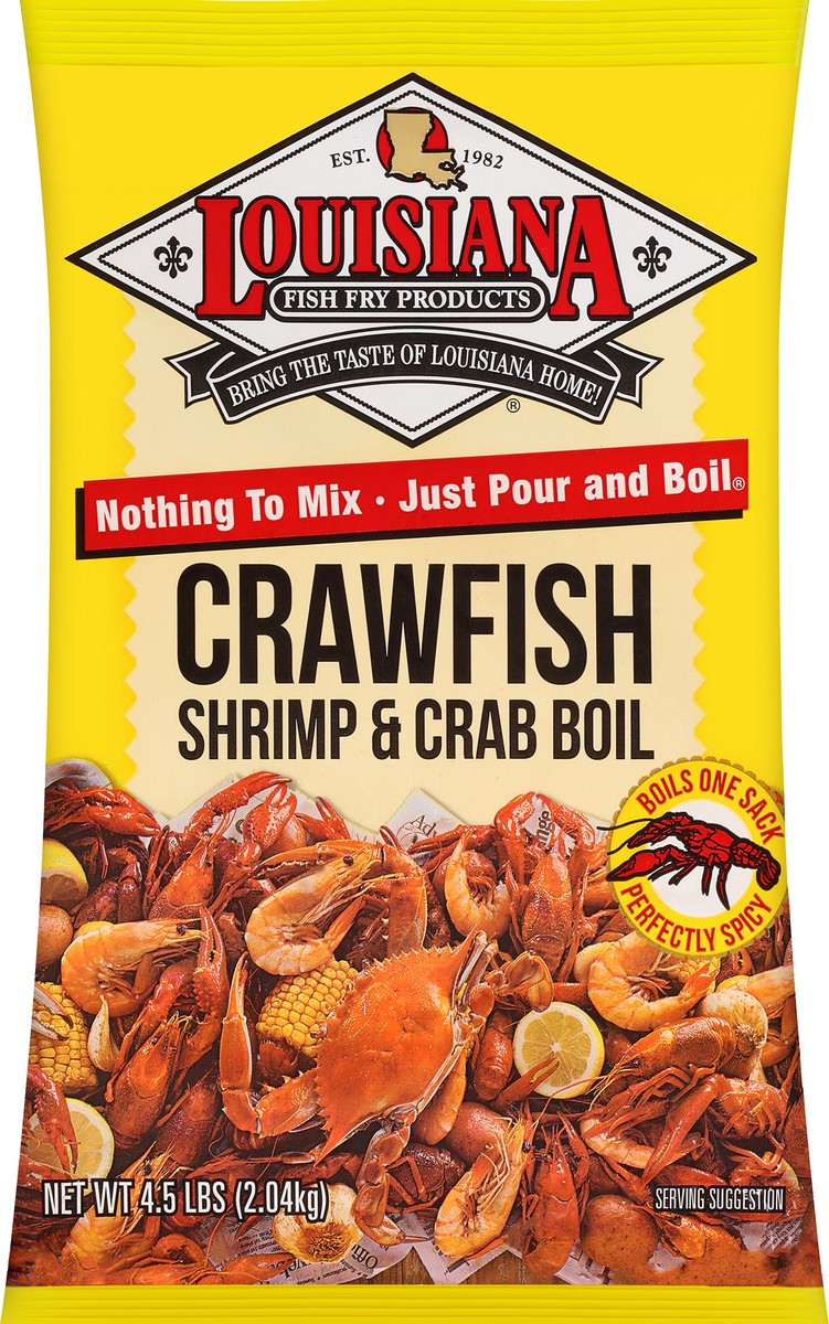 slide 2 of 11, Louisiana Fish Fry Products Original Recipe Crawfish Shrimp & Crab Boil 4.5 lb, 4.5 lb