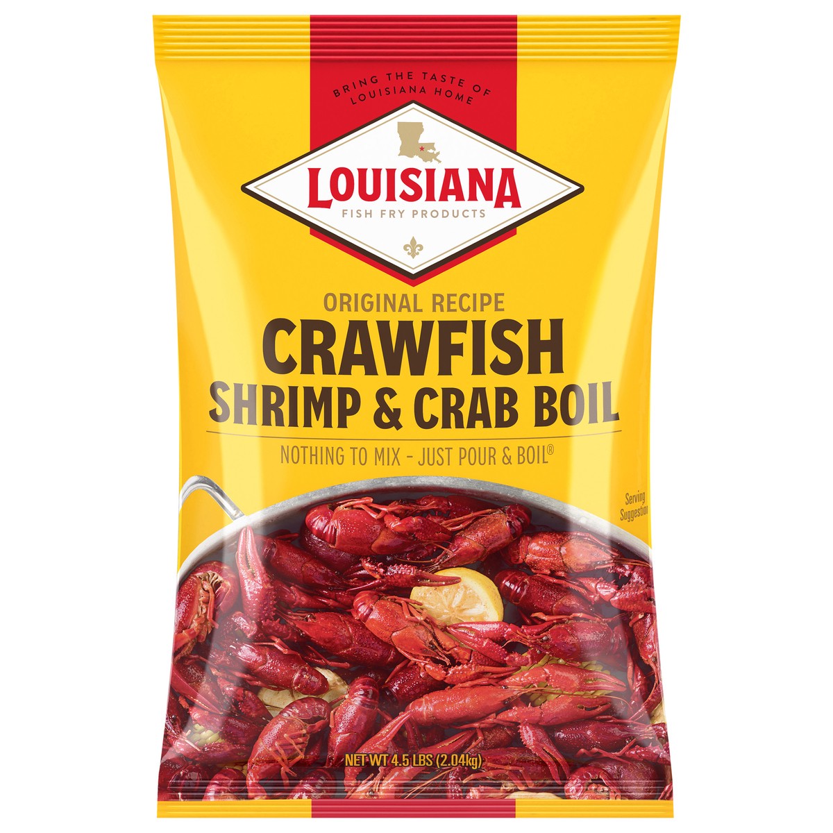 slide 1 of 11, Louisiana Fish Fry Products Original Recipe Crawfish Shrimp & Crab Boil 4.5 lb, 4.5 lb