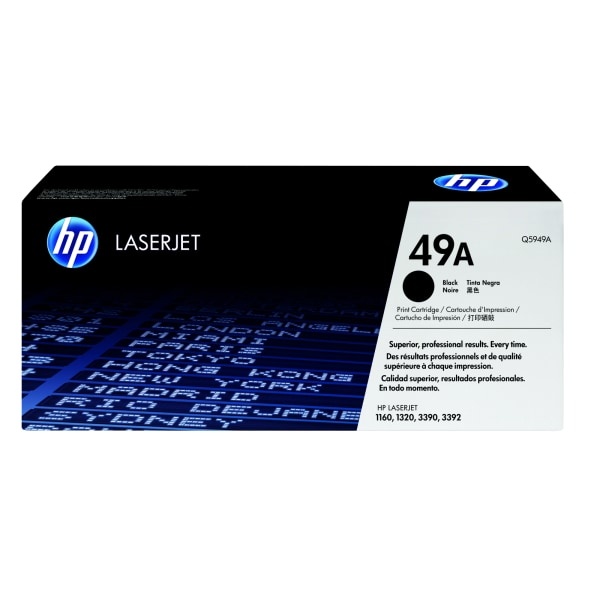 slide 1 of 7, HP 49A, Black Original Toner Cartridge (Q5949A), 1 ct