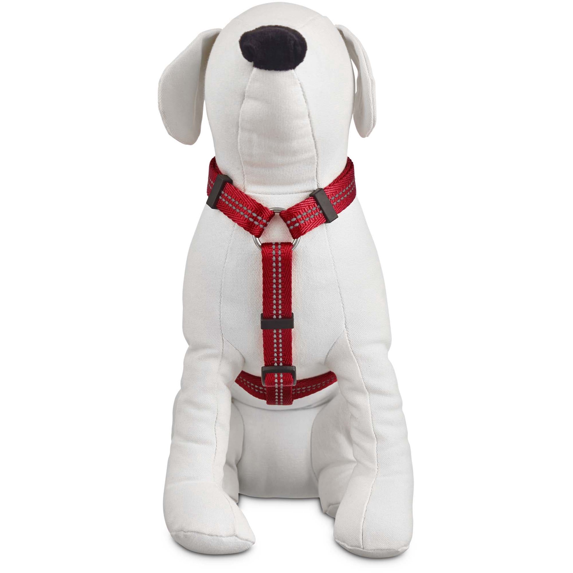 slide 1 of 1, YOULY Reflective Adjustable Padded Red Dog Harness, Large, 1 ct