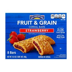 Hill Country Fare Fruit & Grain Cereal Bars - Strawberry