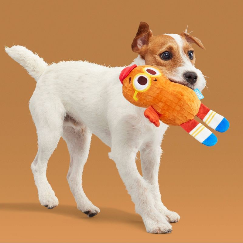 slide 3 of 7, BARK Snack Pack Goober B.Nutty Dog Plush Toy, 1 ct