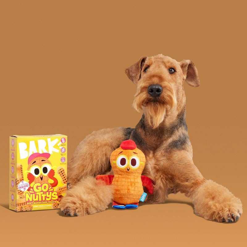 slide 7 of 7, BARK Snack Pack Goober B.Nutty Dog Plush Toy, 1 ct