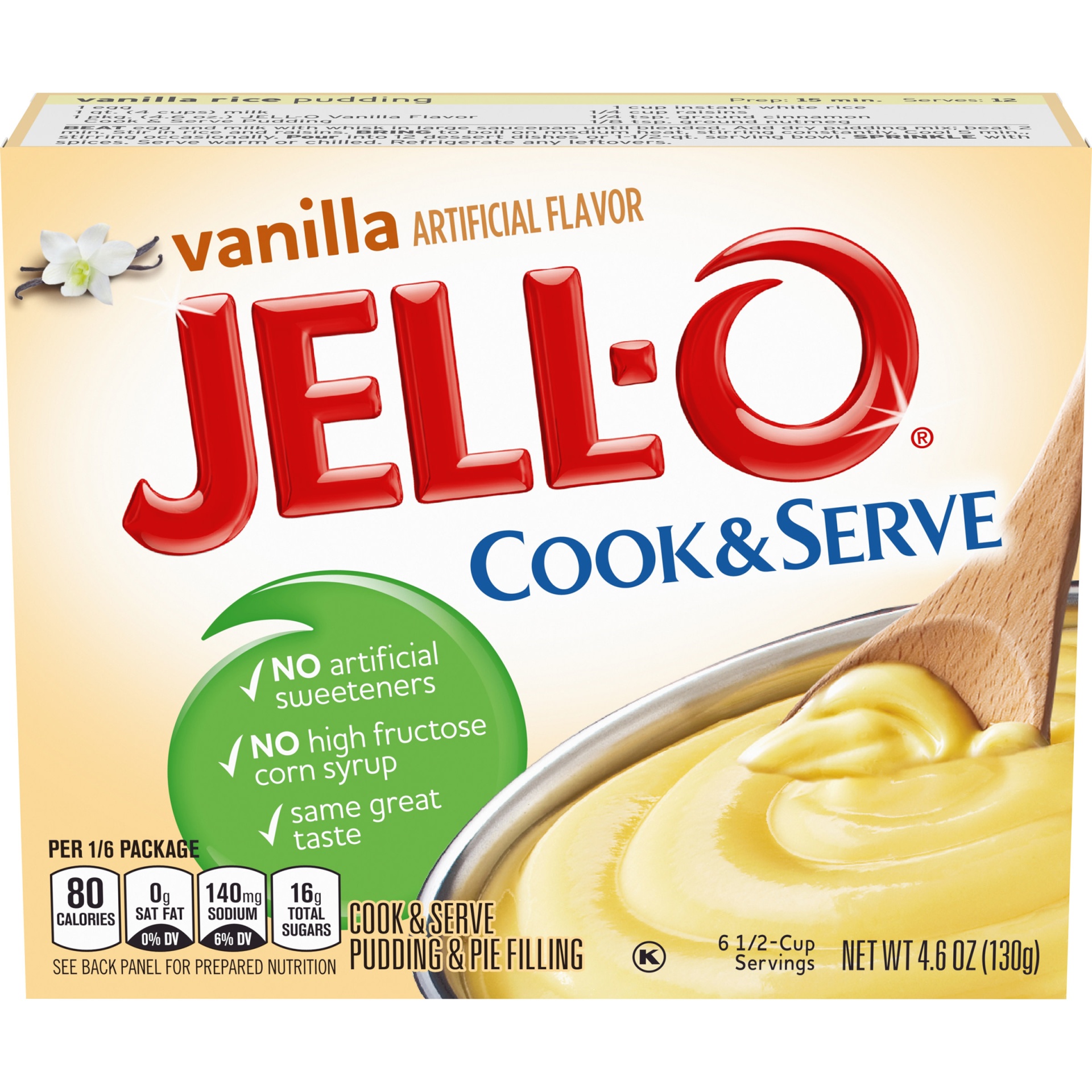 JellO Cook & Serve Vanilla Pudding & Pie Filling Mix 4.6 oz Shipt