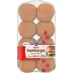 Kroger White Hamburger Enriched Buns