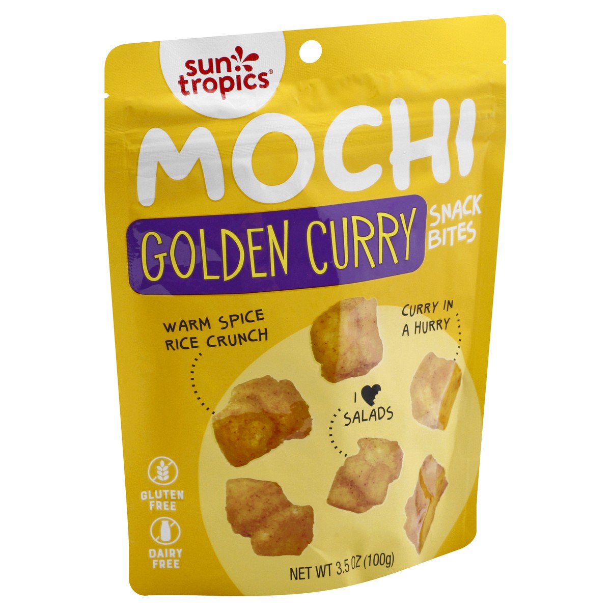 slide 7 of 12, Sun Tropics Golden Curry Mochi Snack Bites 3.5 oz, 3.5 oz