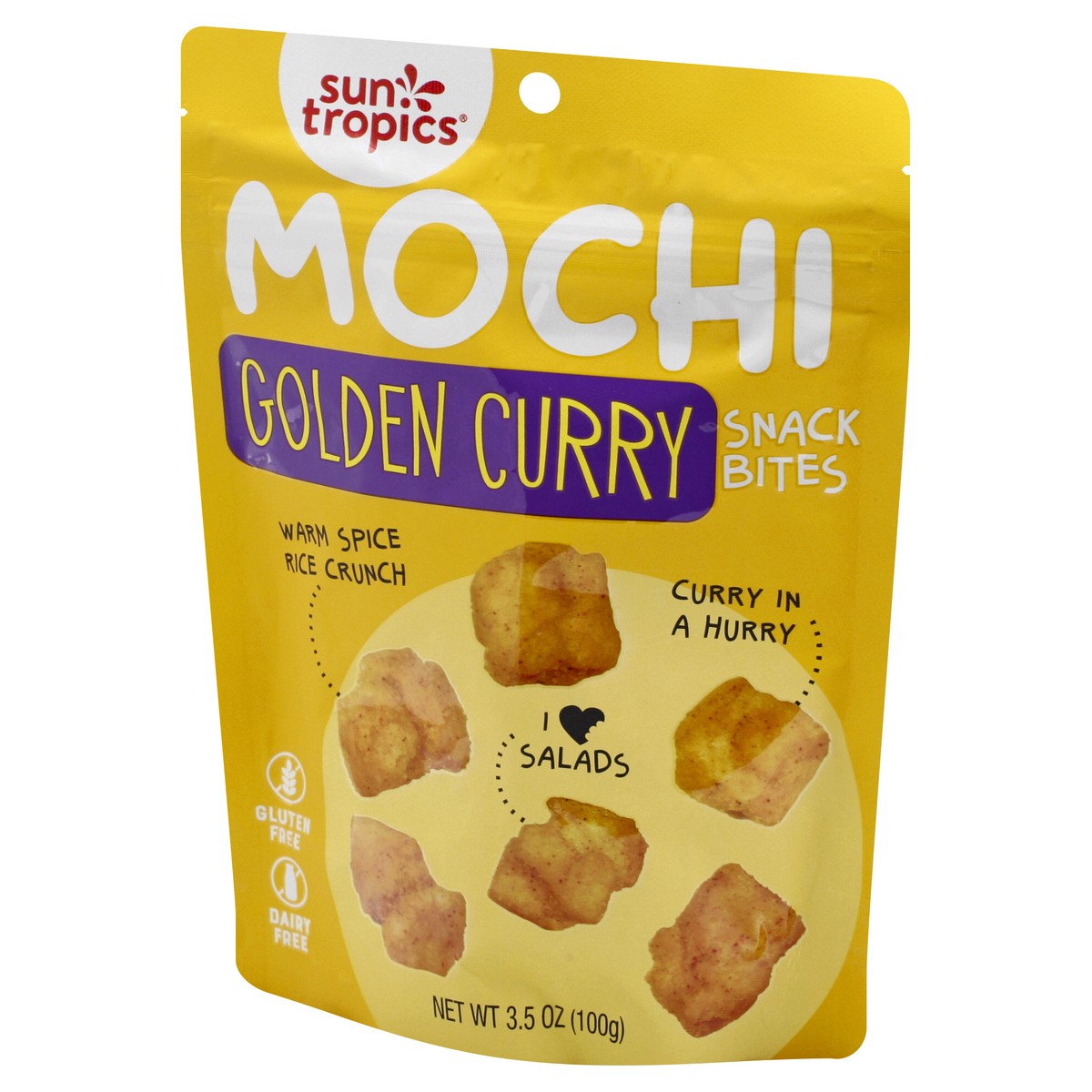 slide 6 of 12, Sun Tropics Golden Curry Mochi Snack Bites 3.5 oz, 3.5 oz