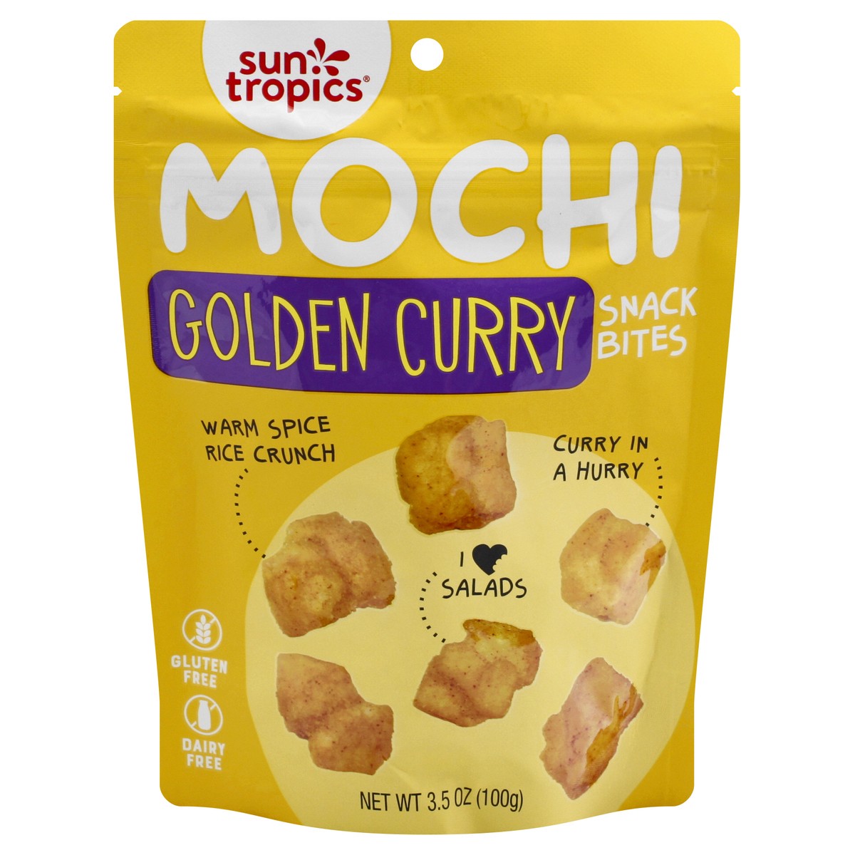 slide 11 of 12, Sun Tropics Golden Curry Mochi Snack Bites 3.5 oz, 3.5 oz