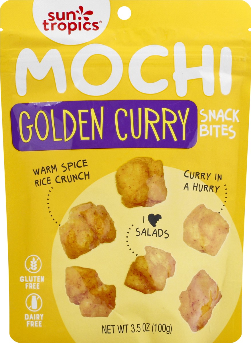 slide 1 of 12, Sun Tropics Golden Curry Mochi Snack Bites 3.5 oz, 3.5 oz