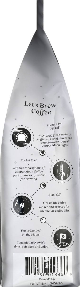 slide 11 of 11, Copper Moon Coffee Premium Ground Light Roast Bean Me Up Coffee Blend 12 oz, 12 oz
