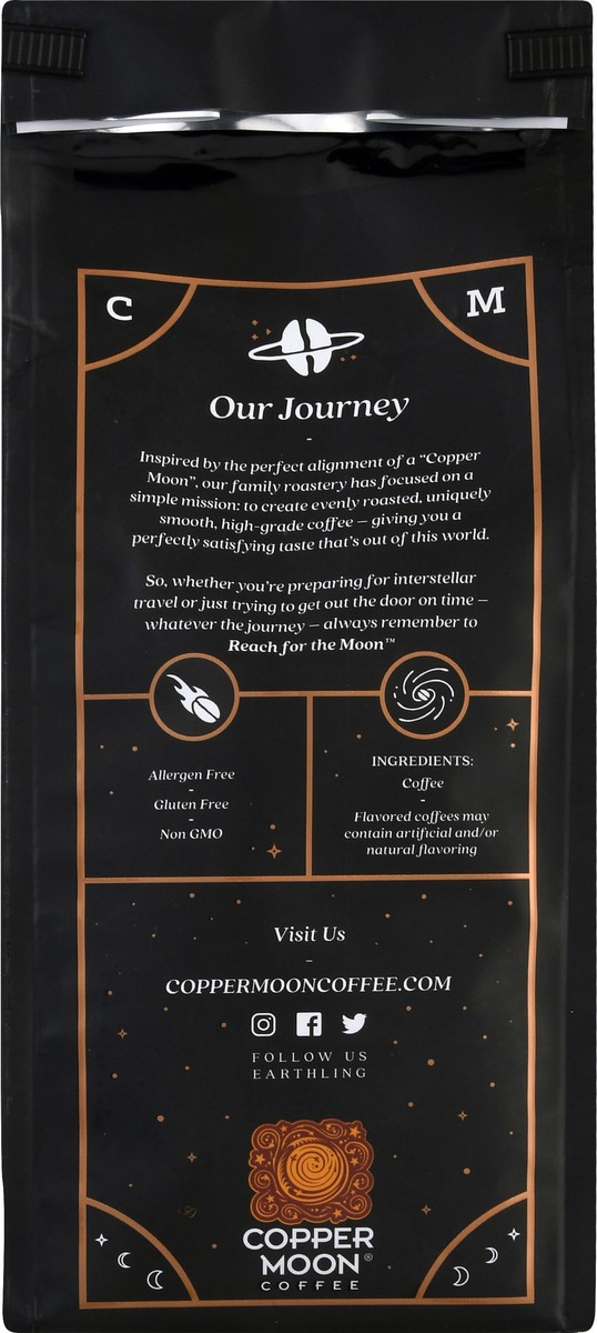slide 8 of 11, Copper Moon Coffee Premium Ground Light Roast Bean Me Up Coffee Blend 12 oz, 12 oz